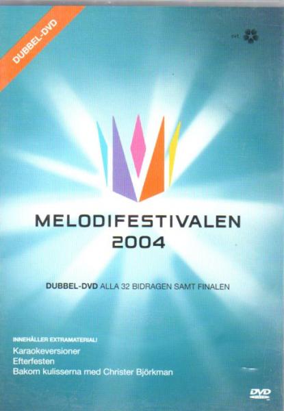 DVD Melodifestivalen 2004 - Sweden Mello - Eurovision - preselection RARE !